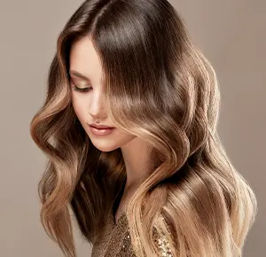 Tie and dye / ombre hair